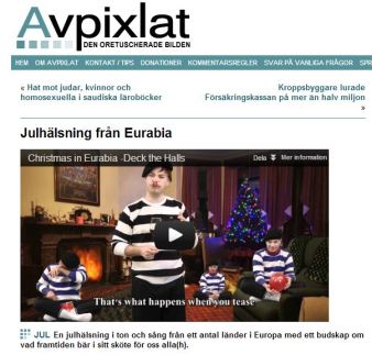 Eurabia skärmdump Avpixlat