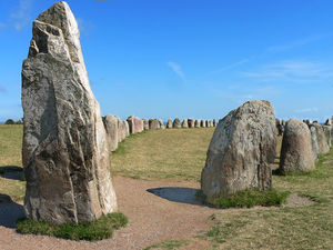Skåne - Ales Stenar, Ship Setting