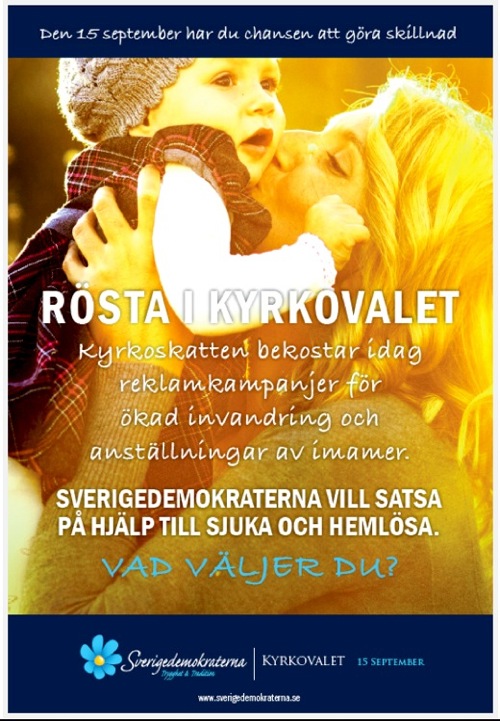 SD:s stoppade annons