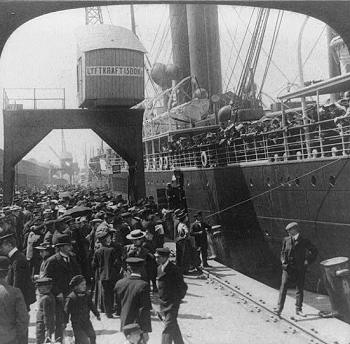 Utvandrare i Göteborg 1905