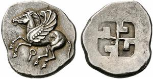 Greek Silver Stater of Corinth