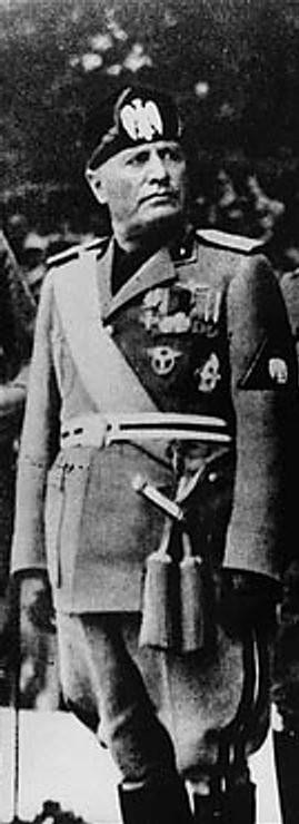 Benito Mussolini in 1937 Benito Mussolini in 1937