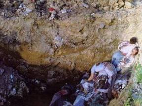 Massgraven i den bosniska staden Brcko 1992