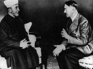 Adolf Hitler talking to Grand Mufti Haj Amin el Husseini. (Photo by Keystone/Getty Images)
