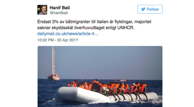 Bali, Breitbart och båtflyktingarna