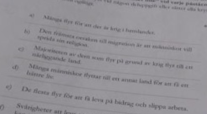 Sverigedemokraters känsla för samhällskunskap