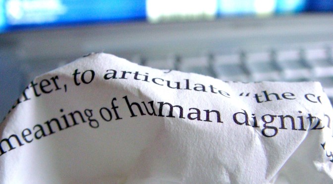 Myt: Människovärde eller värdighet?