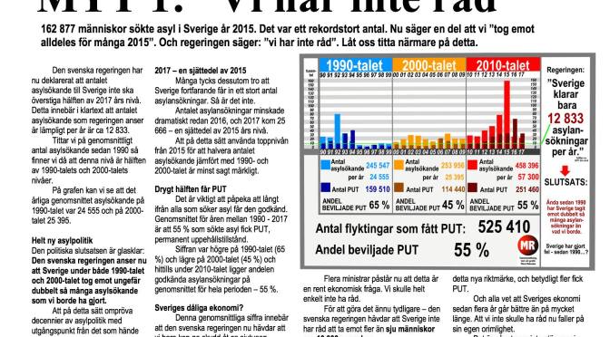 Myt 1: ”Vi har inte råd”