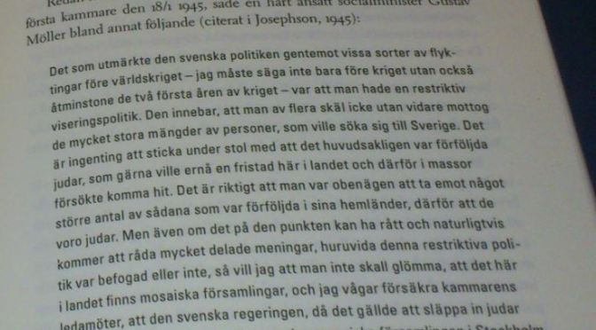 Myterna om svensk flyktingpolitik och ”J”-passen på 30-talet