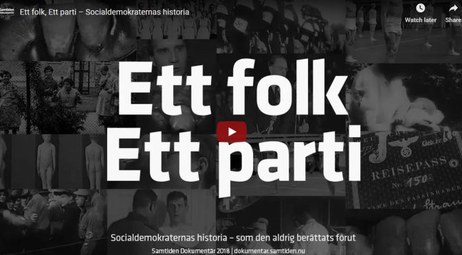SD ljuger om Socialdemokraterna och nazismen på 30- och 40-talet