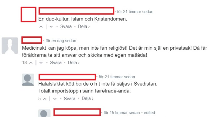 #näthat: Muslimska elever uppmanas ”äta fläsk och hålla käften, eller återvandra”